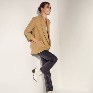 Aritzia Wilfred Chevalier Blazer Tan